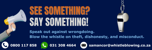 Samancor Chrome whistleblowing information